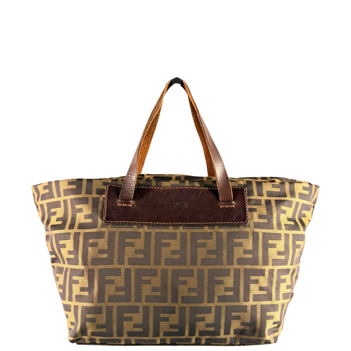 FENDI ZUCCA SMALL FOLDABLE HANDBAG