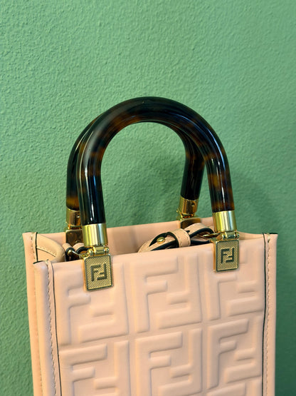 FENDI NUDE MINI SUNSHINE CROSSBODY BAG