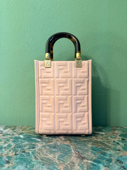 FENDI NUDE MINI SUNSHINE CROSSBODY BAG