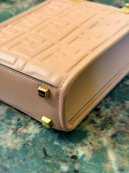 FENDI NUDE MINI SUNSHINE CROSSBODY BAG