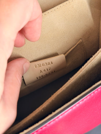 FENDI RED SMALL KAN I CROSSBODY BAG