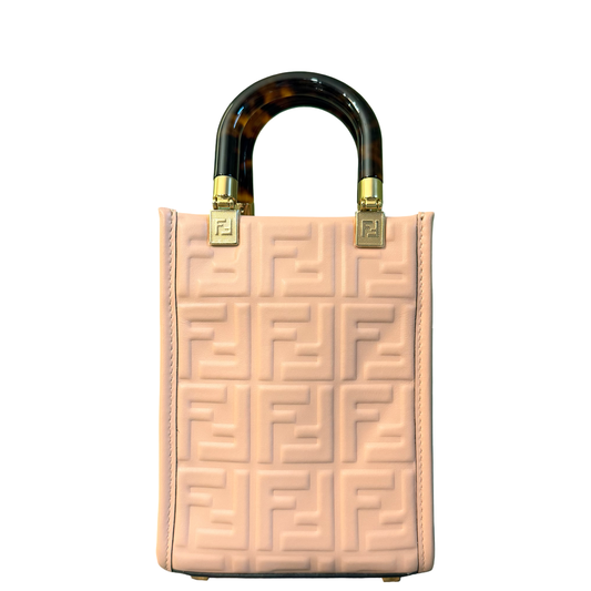 FENDI NUDE MINI SUNSHINE CROSSBODY BAG