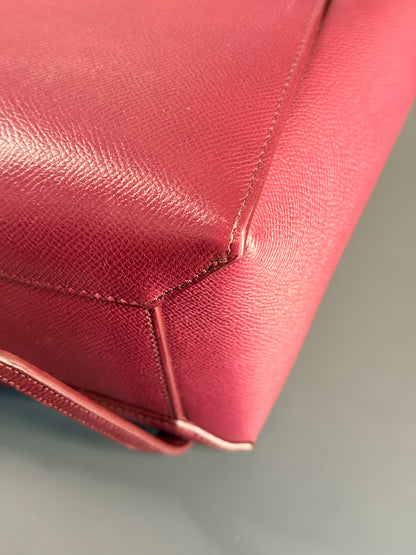 CÈLINE BORDEAUX MINI BELT CROSSBODY BAG