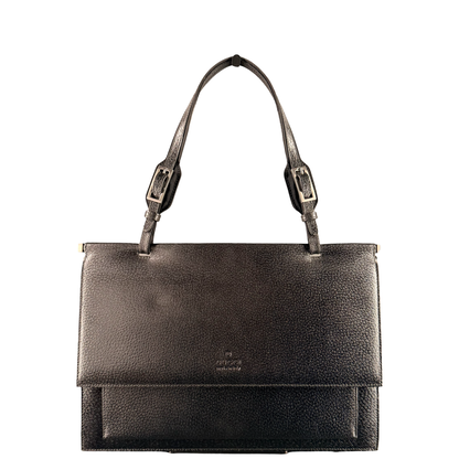 GUCCI BY TOM FORD BLACK TOP HANDLE HANDBAG