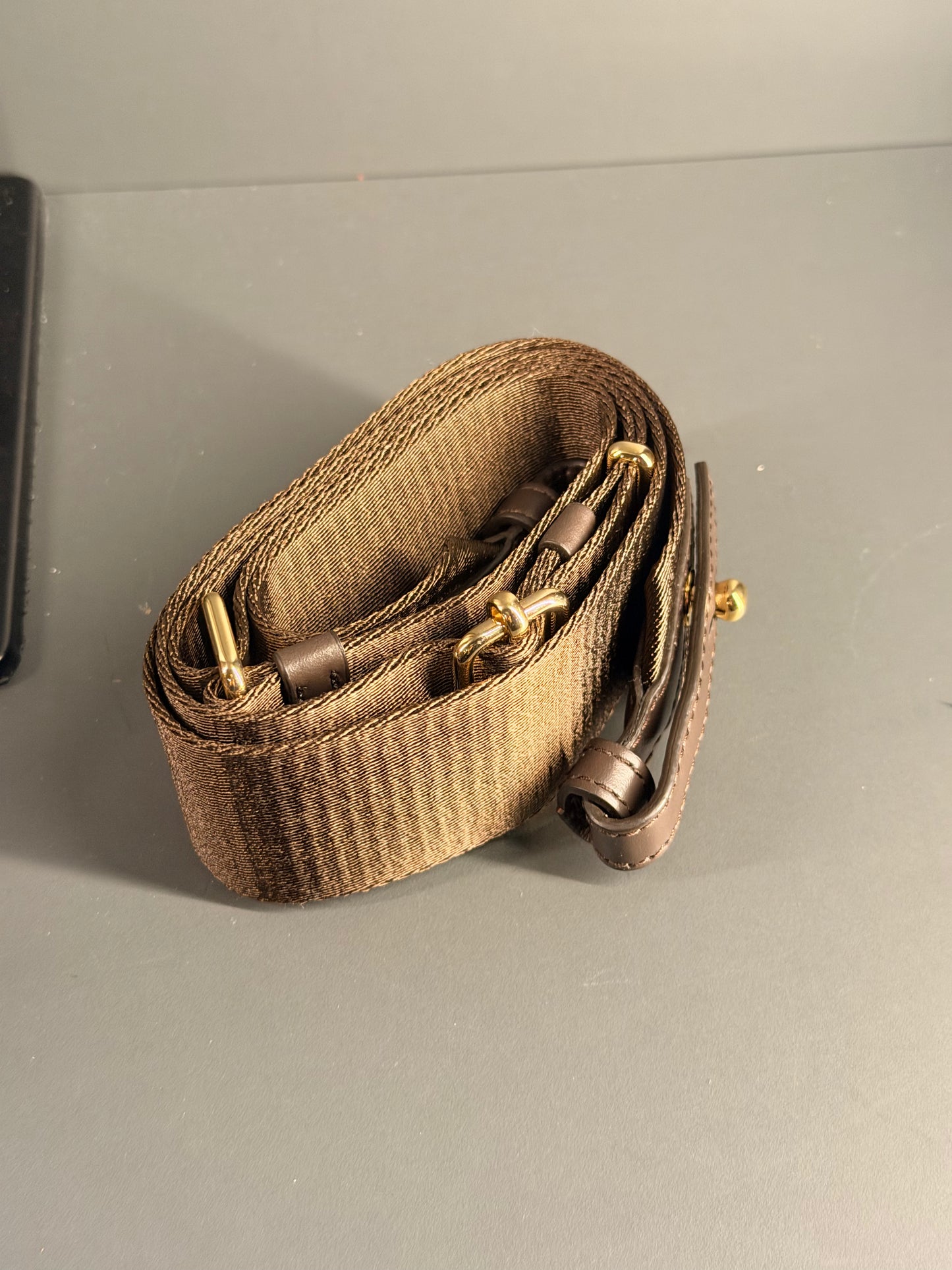 PRADA BROWN SMALL EXPLORER CROSSBODY BAG