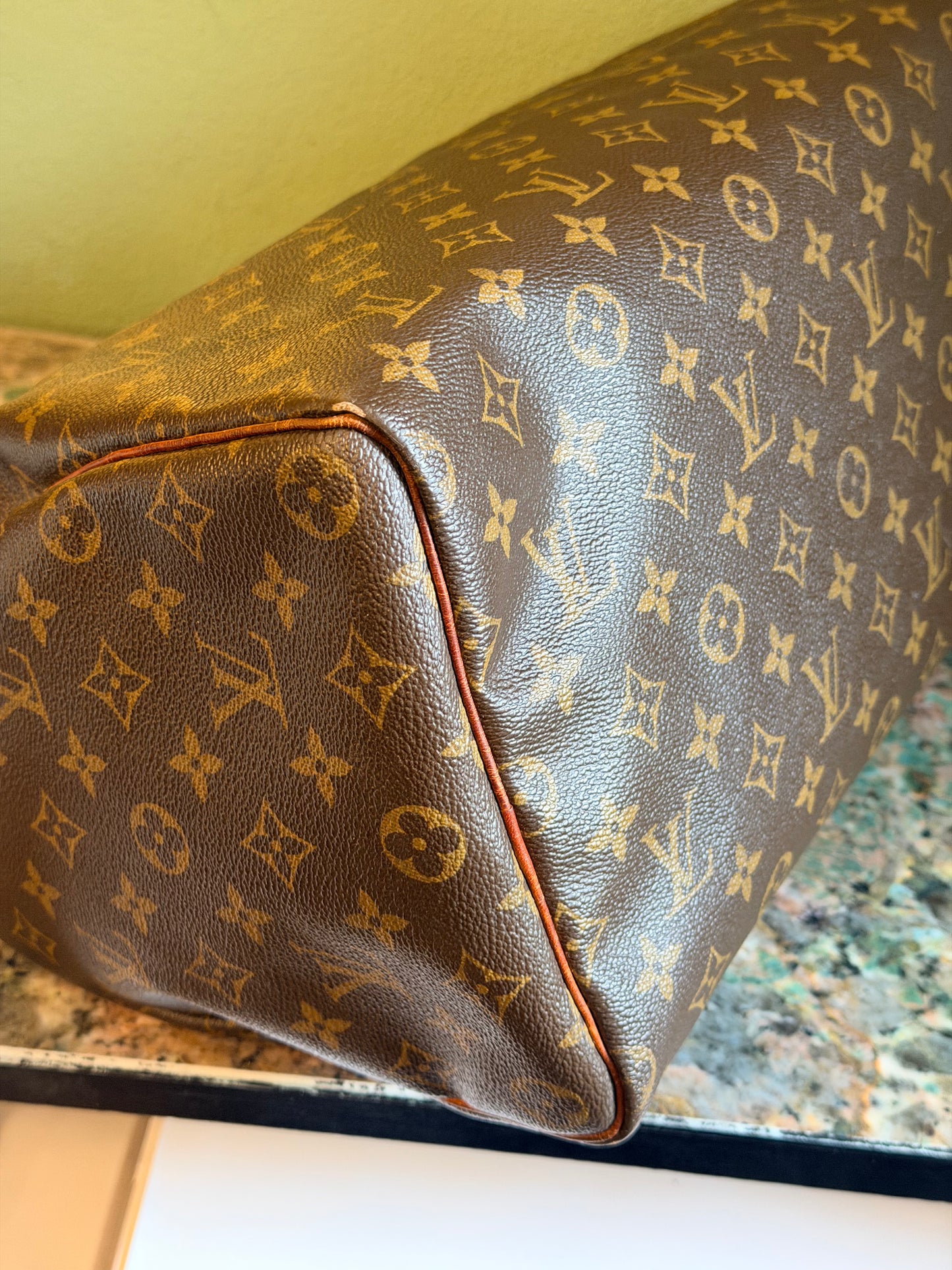 LOUIS VUITTON MONOGRAM SPEEDY 40 BOSTON BAG