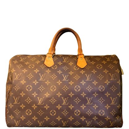 LOUIS VUITTON MONOGRAM SPEEDY 40 BOSTON BAG
