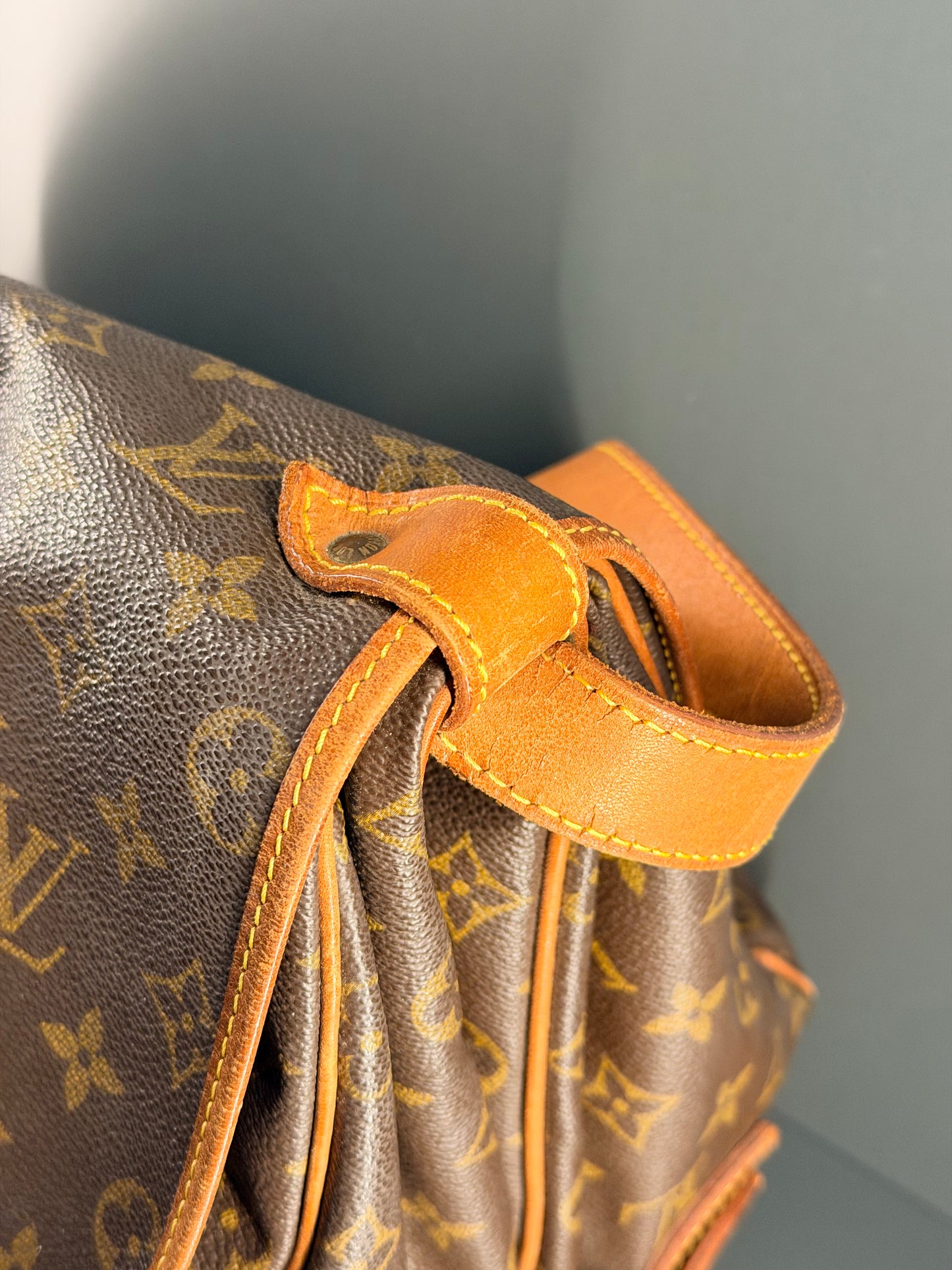 LOUIS VUITTON MONOGRAM SAUMUR 35 CROSSBODY BAG