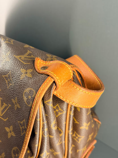 LOUIS VUITTON MONOGRAM SAUMUR 35 CROSSBODY BAG