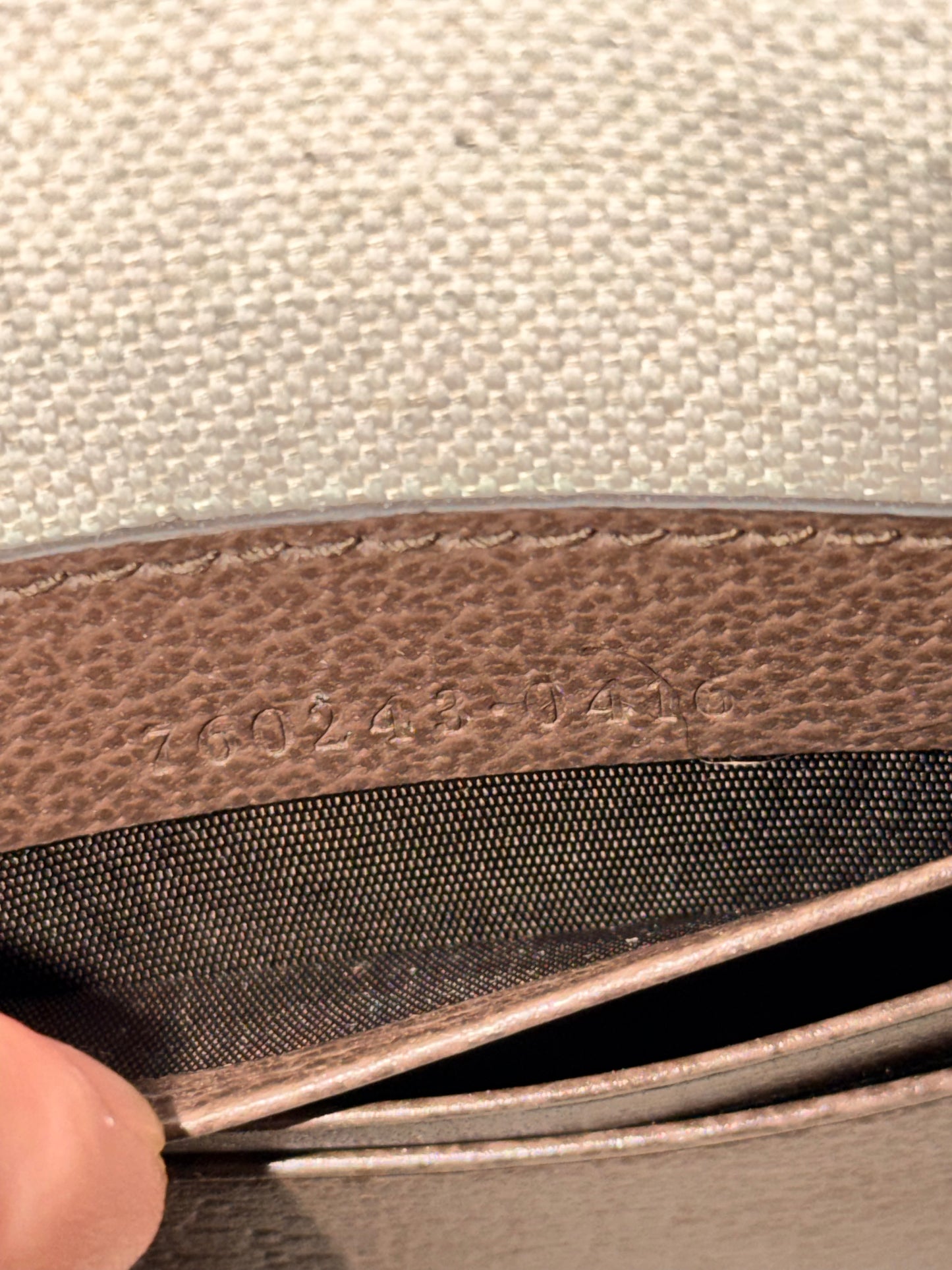 GUCCI GG SUPREME OPHIDIA POCHETTE