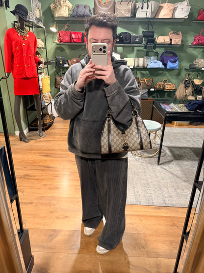 GUCCI BY TOM FORD GG SUPREME SMALL JACKIE BARDOT HANDBAG