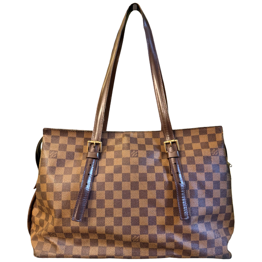 LOUIS VUITTON DAMIER EBENE CHELSEA SHOPPING TOTE