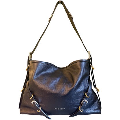 GIVENCHY BLACK MEDIUM VOYOU SHOULDER BAG
