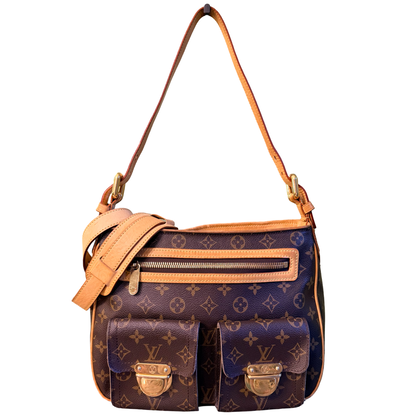 LOUIS VUITTON MONOGRAM HUDSON GM SHOULDER BAG