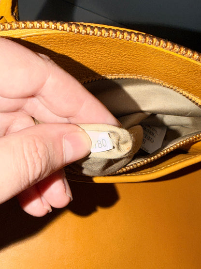 MIU MIU MUSTARD YELLOW BOWLING HANDBAG