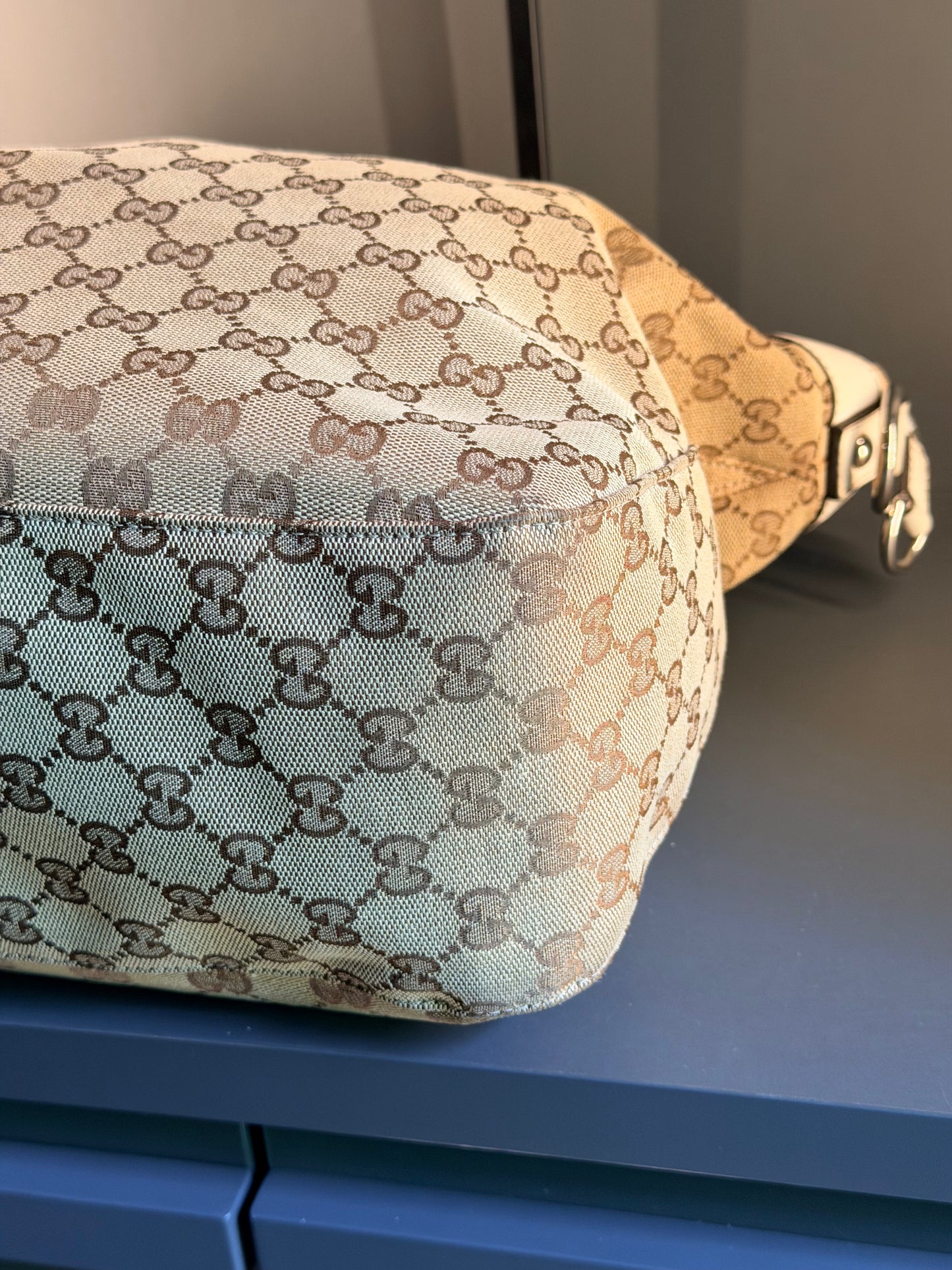 GUCCI MONOGRAM ICON BIT TWO WAY HANDBAG