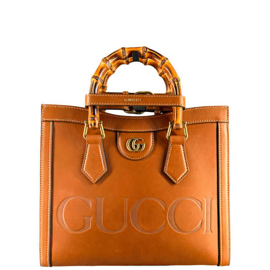 GUCCI TAN MEDIUM DIANA HANDBAG
