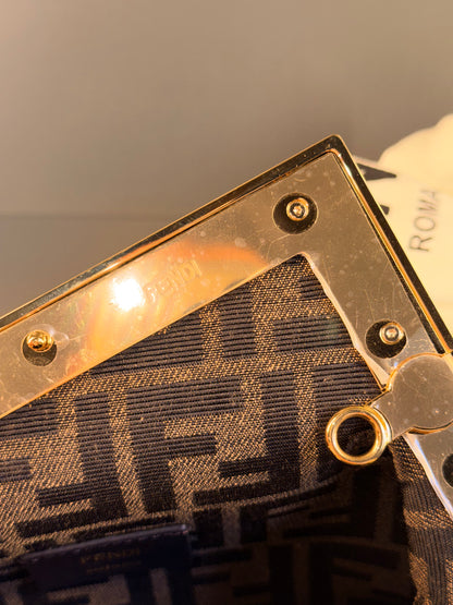 FENDI GREEN SMALL FIRST CROSSBODY BAG