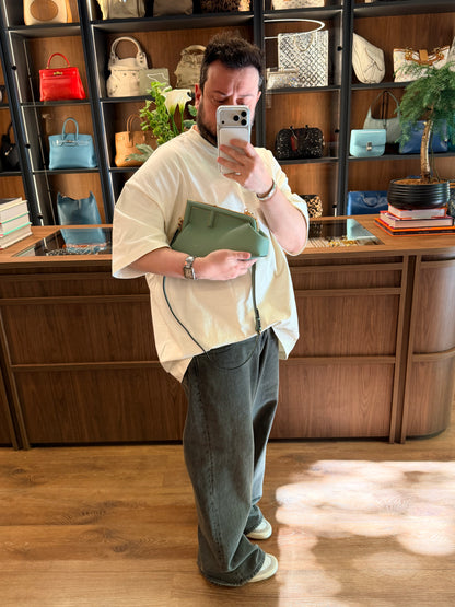 FENDI GREEN SMALL FIRST CROSSBODY BAG