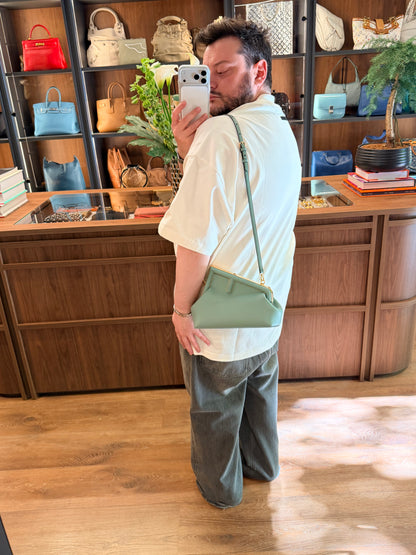 FENDI GREEN SMALL FIRST CROSSBODY BAG