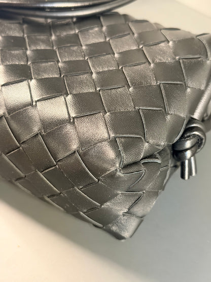 BOTTEGA VENETA BLACK MINI LOOP CROSSBODY BAG