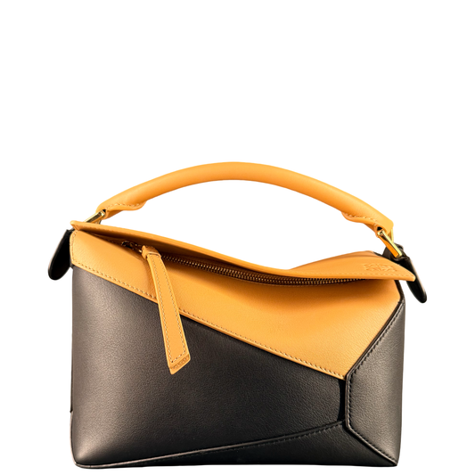 LOEWE BI COLOR SMALL PUZZLE EDGE HANDBAG