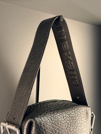 ALEXANDER WANG BLACK SMALL CONVERTIBLE RICCO SHOULDER BAG