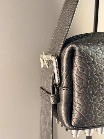 ALEXANDER WANG BLACK SMALL CONVERTIBLE RICCO SHOULDER BAG