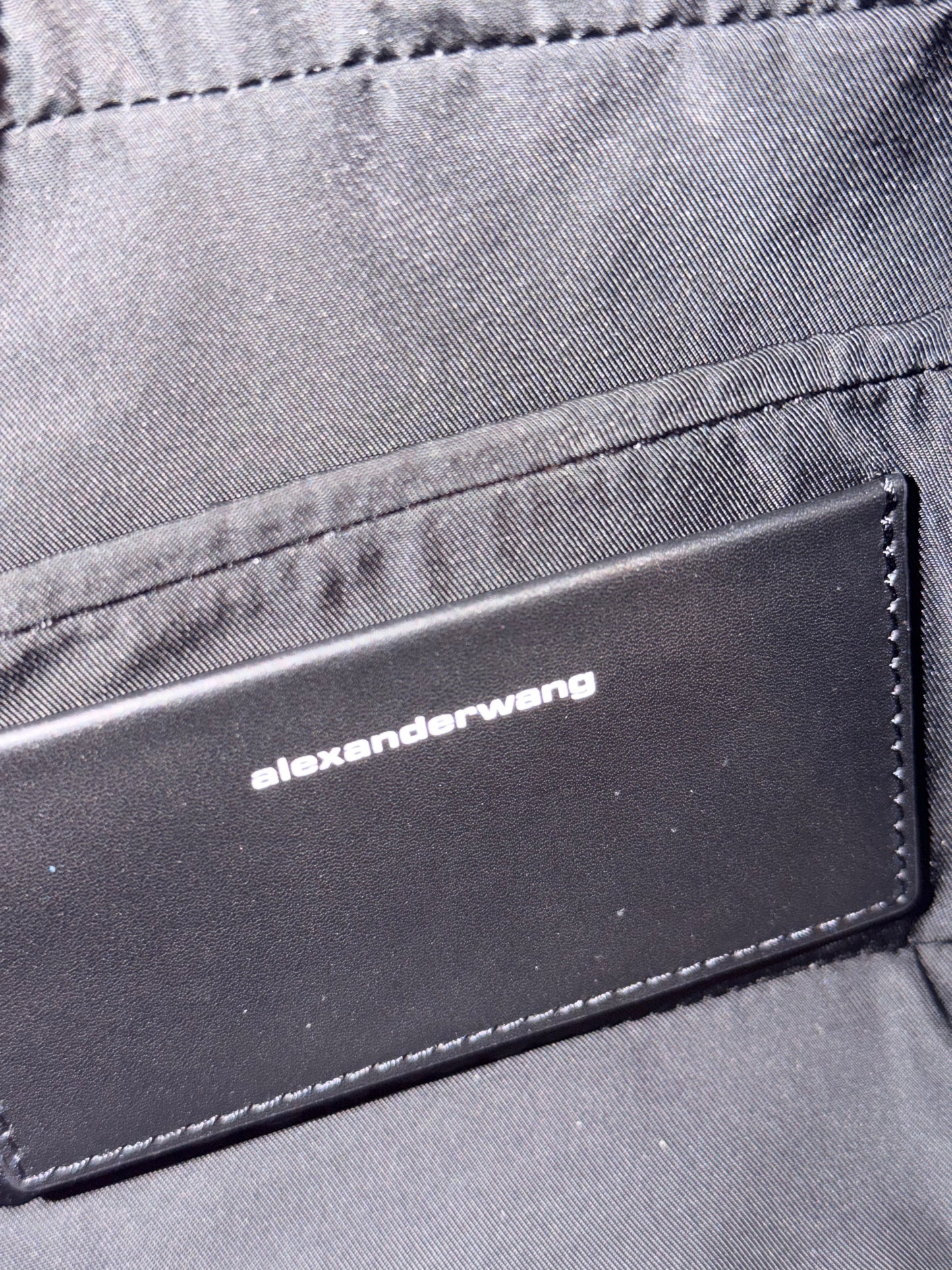 ALEXANDER WANG BLACK SMALL CONVERTIBLE RICCO SHOULDER BAG