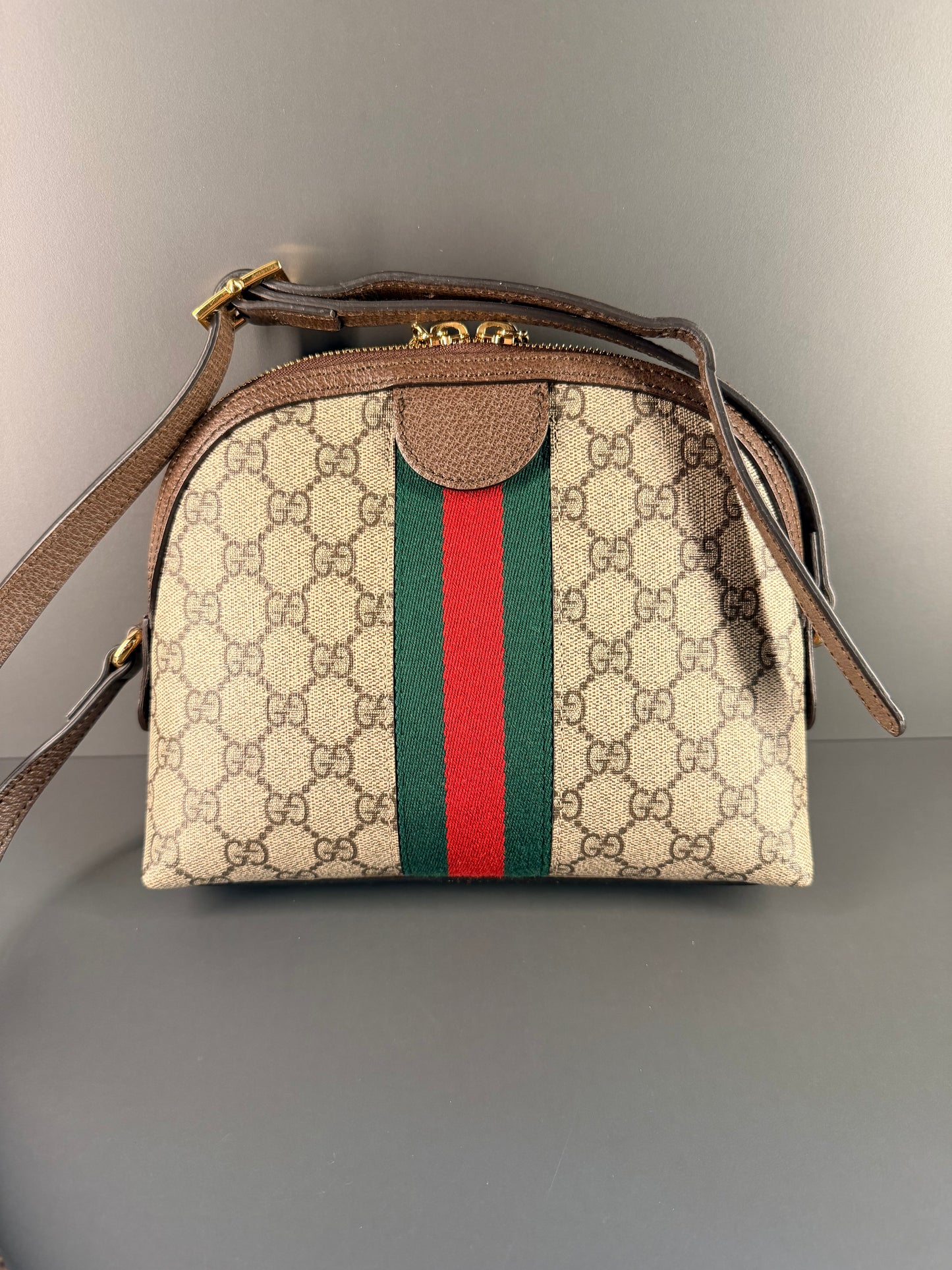 GUCCI GG SUPREME OPHIDIA CROSSBODY BAG