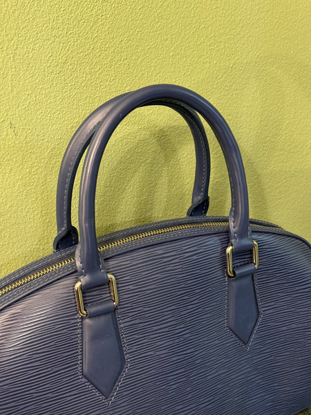 LOUIS VUITTON ELECTRIC BLUE EPI JASMIN HANDBAG