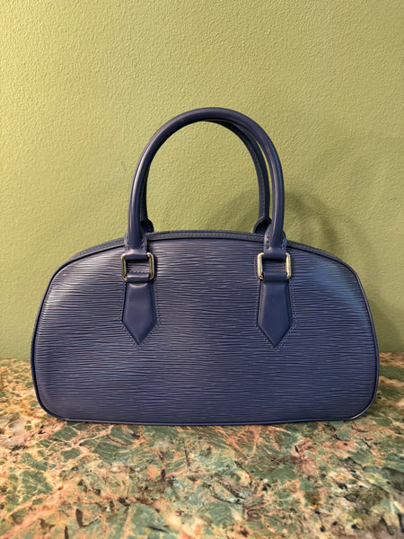 LOUIS VUITTON ELECTRIC BLUE EPI JASMIN HANDBAG