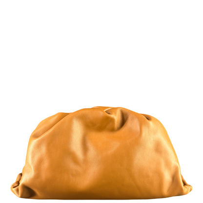 BOTTEGA VENETA CARAMEL POUCH HANDBAG
