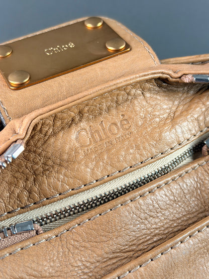 CHLOE DARK BEIGE PADDINGTON HANDBAG