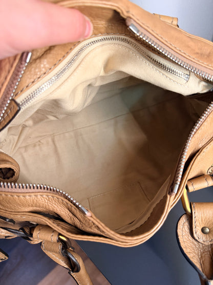 CHLOE DARK BEIGE PADDINGTON HANDBAG