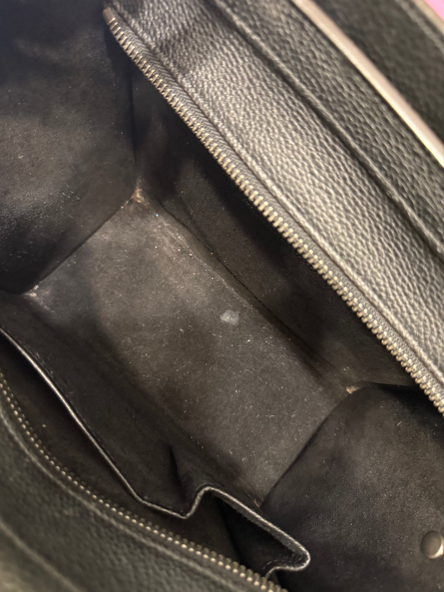 CELINE BLACK MICRO LUGGAGE HANDBAG
