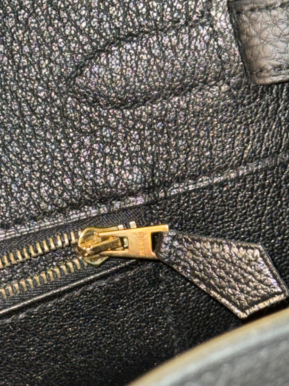HERMÈS BLACK TOGO BIRKIN 35 HANDBAG