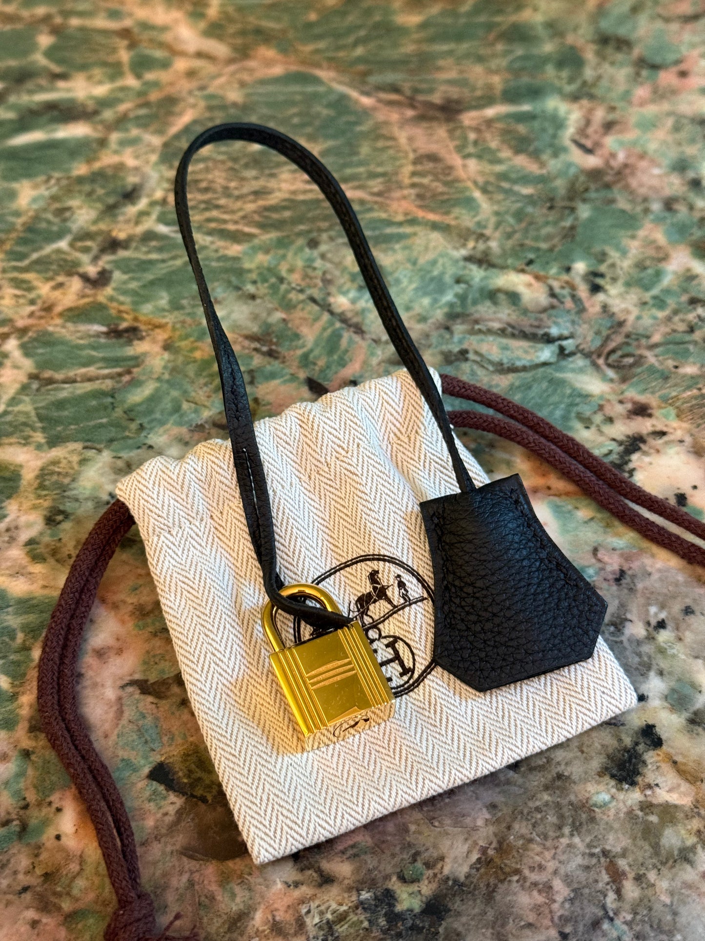 HERMÈS BLACK TOGO BIRKIN 35 HANDBAG