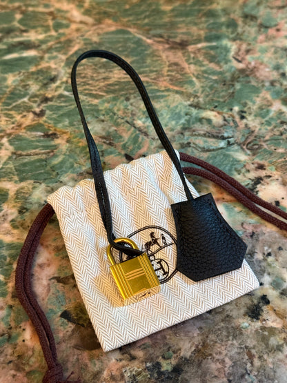 HERMÈS BLACK TOGO BIRKIN 35 HANDBAG