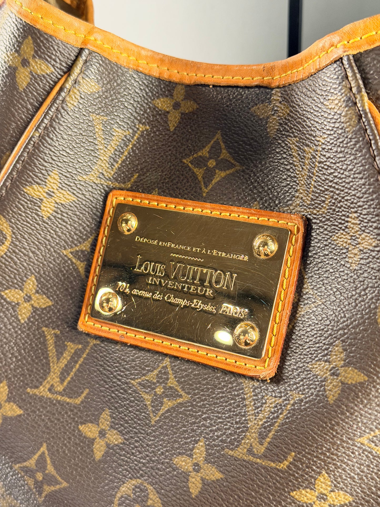LOUIS VUITTON MONOGRAM GALLIERA PM HOBO BAG