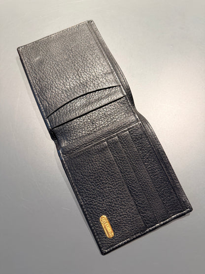 FENDI BLACK LEATHER MEN WALLET