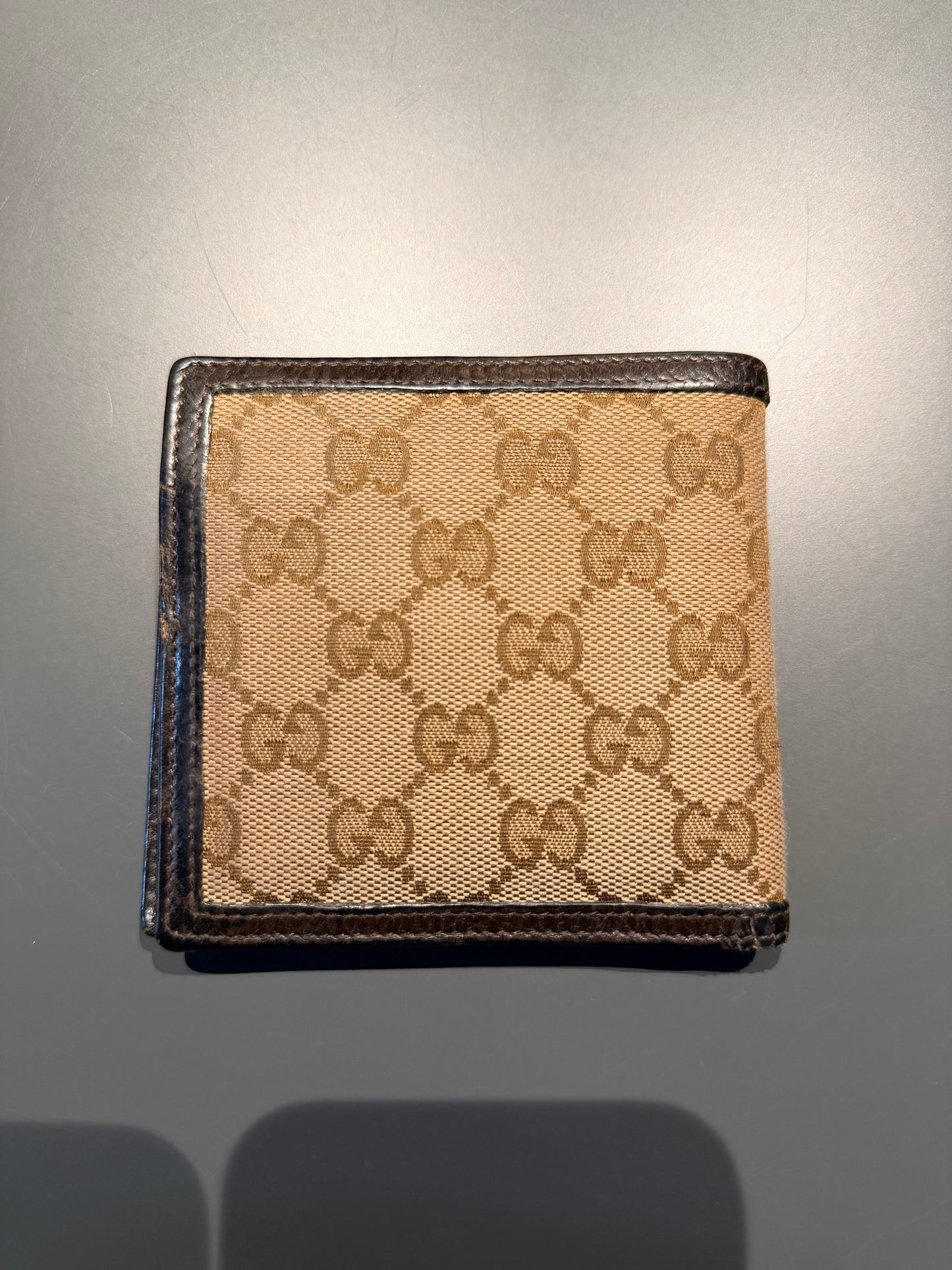 GUCCI BROWN GG MEN WALLET