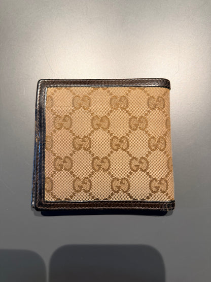 GUCCI BROWN GG MEN WALLET