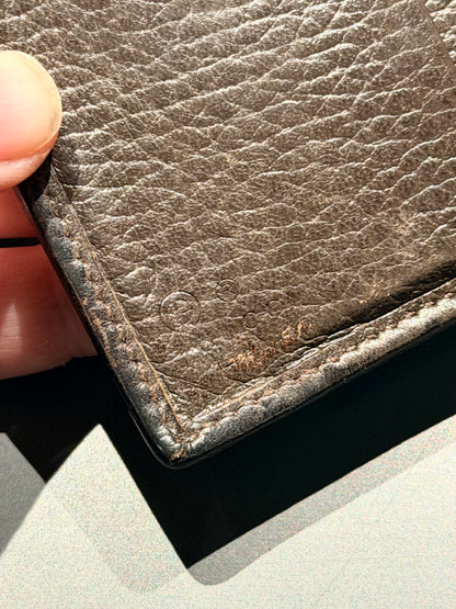 GUCCI BROWN GG MEN WALLET