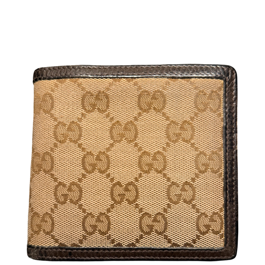 GUCCI BROWN GG MEN WALLET