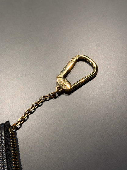 LOUIS VUITTON BLACK EMPREINTE KEY CLES