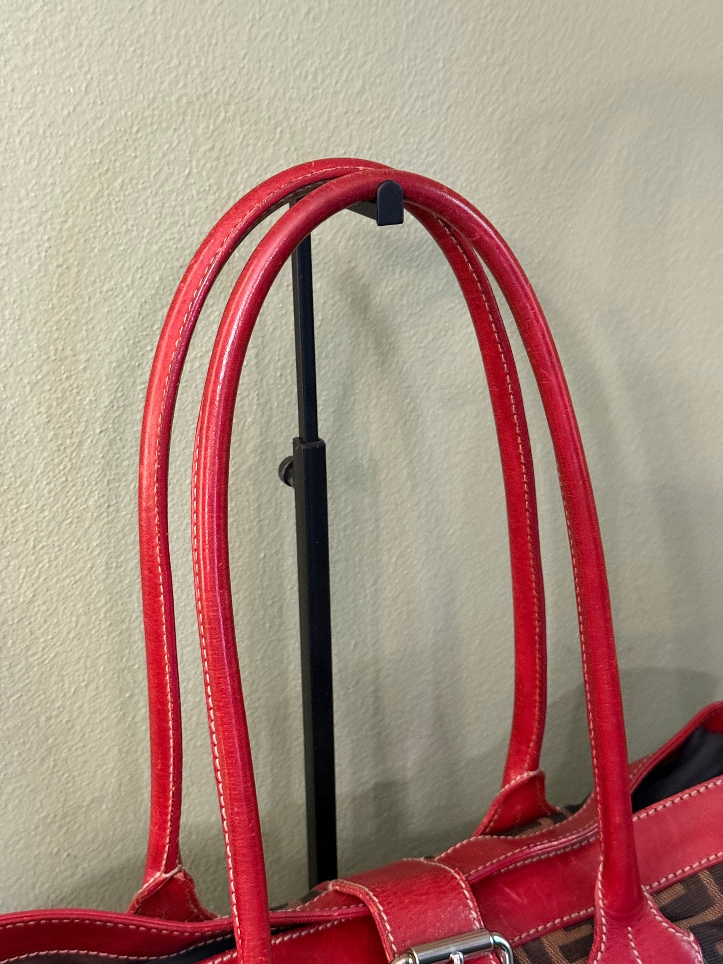 FENDI ZUCCA SHOPPING TOTE