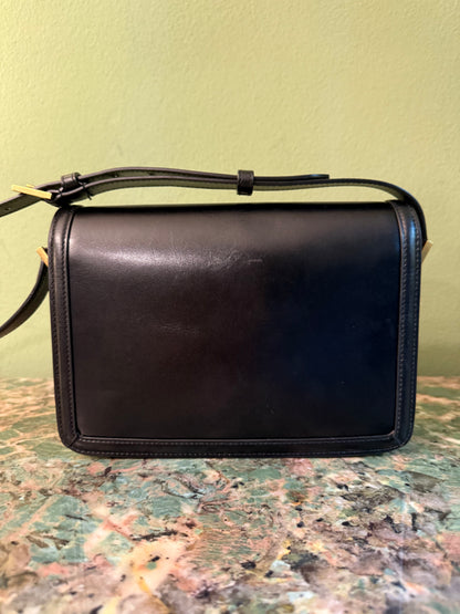 SAINT LAURENT MEDIUM BLACK SOLFERINO SHOULDER BAG