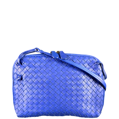 BOTTEGA VENETA ELECTRIC BLUE NODINI CROSSBODY BAG