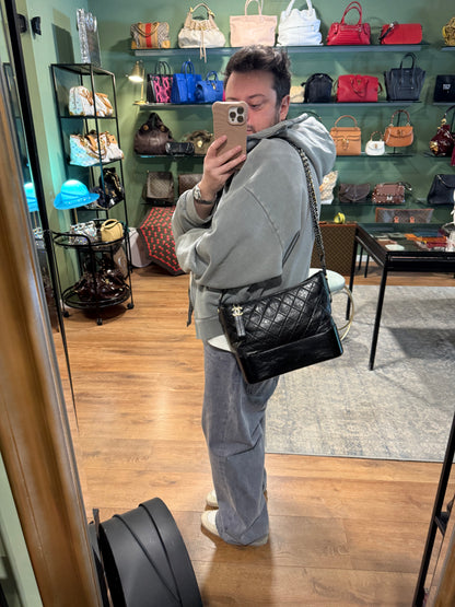 CHANEL BLACK MEDIUM GABRIELLE SHOULDER BAG